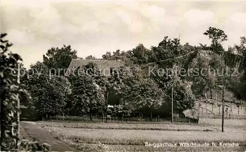 Kreischa Berggasthaus Wilischbaude Kat. Kreischa Dresden