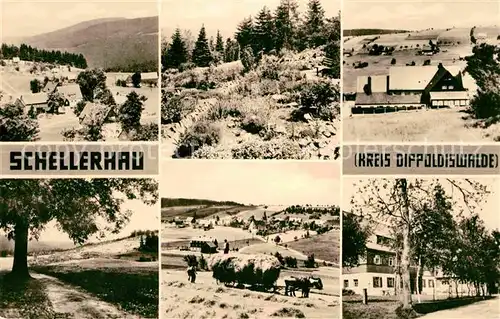 Schellerhau Bauer Pferd  Kat. Altenberg