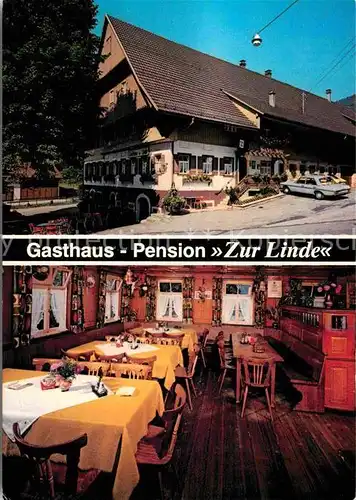 Oberharmersbach Gasthaus Pension Zur Linde  Kat. Oberharmersbach