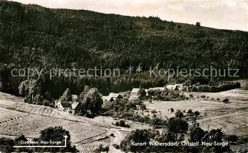 Neusorge Waltersdorf Gasthaus Neusorge Kat. Waltersdorf Grossschoenau