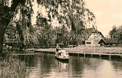 Lehde Spreewald Cafe Venedig Bootstour Kat. Luebbenau Spreewald