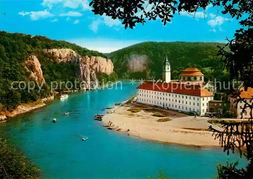 Weltenburg Kelheim Kloster Donauschleife Donaudurchbruch Kat. Kelheim