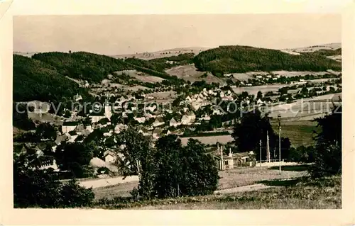 Geising Erzgebirge Panorama Kat. Geising Osterzgebirge