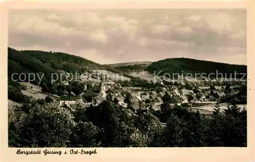 Geising Erzgebirge Panorama Kat. Geising Osterzgebirge