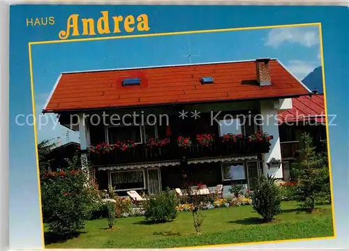 Oberstdorf Haus Andrea Doppelkarte Kat. Oberstdorf