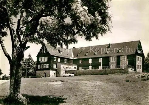 Klingenthal Vogtland Aschberg Jugendherberge Clement Gottwald Kat. Klingenthal Sachsen