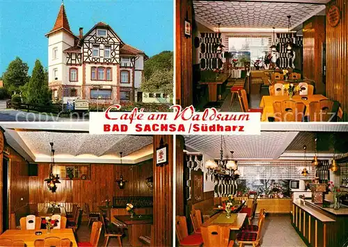 Bad Sachsa Harz Cafe amWaldsaum Gaststube Theke Kat. Bad Sachsa