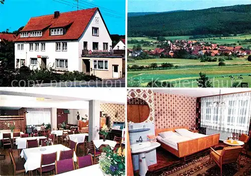 Oberweser Hessen Hotel Pension Scheede Maerchenbahnfahrt Tennenfest Kat. Oberweser