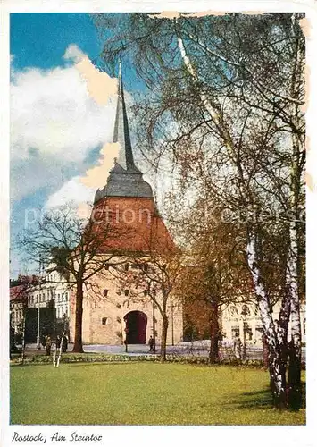 Rostock Mecklenburg Vorpommern Am Steintor Kat. Rostock