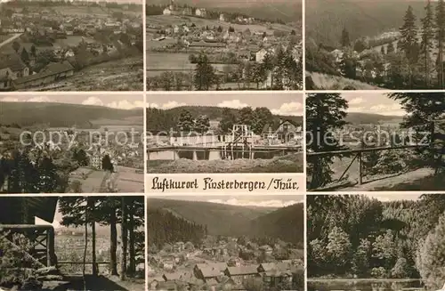 Finsterbergen Panorama Teilansichten Kat. Finsterbergen Thueringer Wald