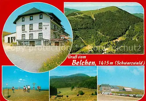 Belchen Baden Hotel Belchenhaus Schwarzwald Fliegeraufnahme Kat. Neuenweg