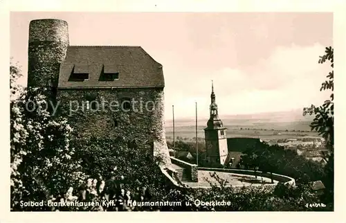 Frankenhausen Bad Hausmannsturm Oberkirche Kat. Bad Frankenhausen