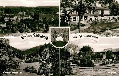 Schoemberg Freudenstadt Kurpark Kurhaus Kapfenhardter Tal Kat. Seewald
