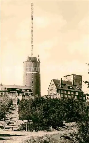 Grosser Inselsberg Aussichtsturm Restaurant Kat. Brotterode