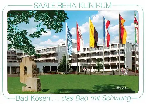 Bad Koesen Saale Reha Klinikum Kuranlage am Gradierwerk Kat. Bad Koesen