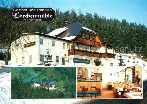 Wallenfels Oberfranken Gasthaus Pension Lorchenmuehle Kat. Wallenfels