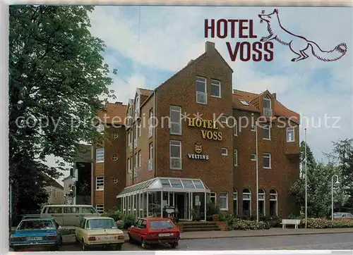 Westerstede Hotel Voss Doppelkarte Kat. Westerstede