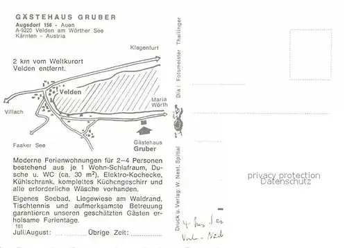 Augsdorf Gasthaus Gruber Ferienwohnungen Kat. Augsdorf