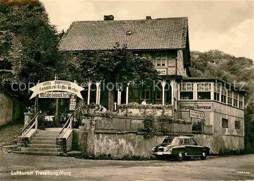 Treseburg Harz Hotel Burgstieg Cafe Kat. Treseburg