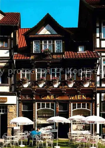 Wernigerode Harz Cafe Wien Breite Strasse erbaut 1583 Kat. Wernigerode