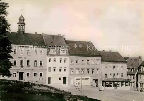 Stolpen Marktplatz Rathaus Kat. Stolpen