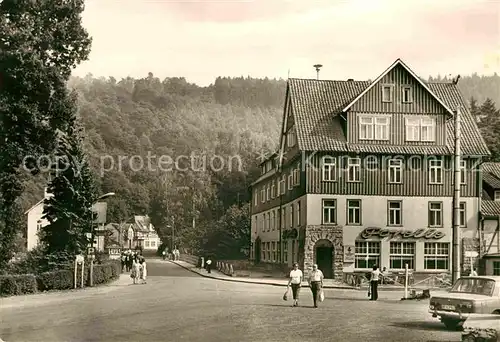 Treseburg Harz VEB Chemiekombinat Bitterfeld Erholungsheim Forelle Kat. Treseburg