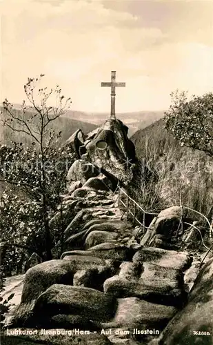 Ilsenburg Harz Ilsestein Gipfelkreuz Kat. Ilsenburg Harz