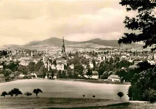 Loebau Sachsen Gesamtansicht Kat. Loebau