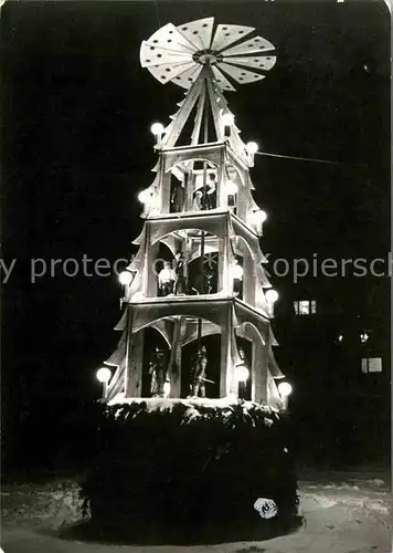 Gruenhain Erzgebirge Weihnachtspyramide