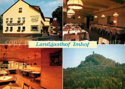 Speichersdorf Landgasthof Imhof Restaurant Aussichtsturm Kat. Speichersdorf