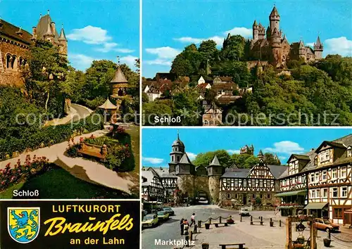 Braunfels Schloss Marktplatz Fachwerkhaeuser Kat. Braunfels