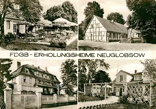 Neuglobsow FDGB Erholungsheime Kat. Stechlin