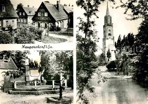 Neugersdorf Sachsen Kirche Denkmal  Kat. Neugersdorf Sachsen