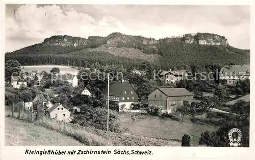 Kleingiesshuebel Zschirnstein Kat. Reinhardtsdorf Schoena