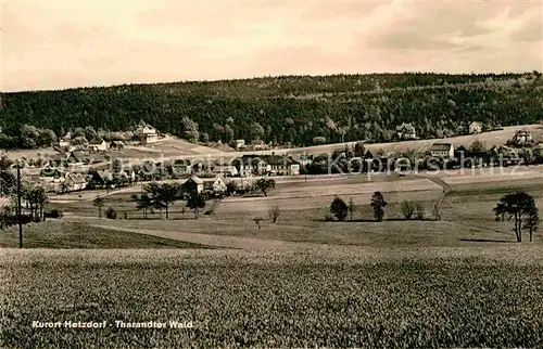 Hetzdorf Halsbruecke Panorama Tharandter Wald Kat. Halsbruecke