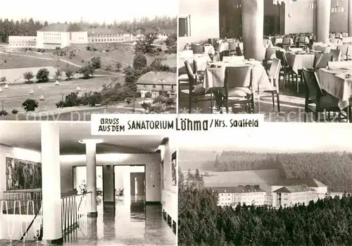 Loehma Seenplatte Sanatorium Speisesaal Kat. Loehma Schleiz