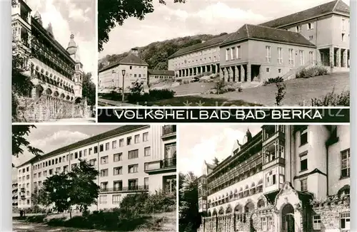 Bad Berka Volksheilbad Kliniken Zeughaus  Kat. Bad Berka