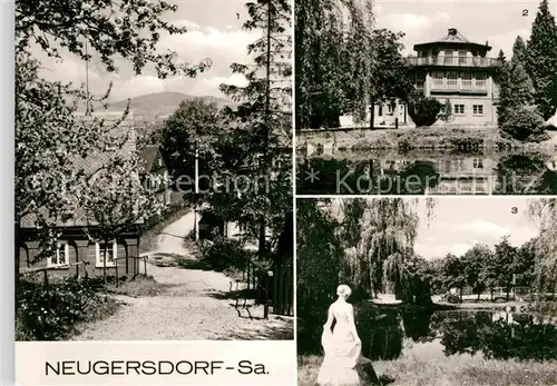 Neugersdorf Sachsen Hohe Strasse Volksbad Kat. Neugersdorf Sachsen