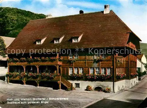 Glottertal Gasthaus zum goldenen Engel Kat. Glottertal Schwarzwald