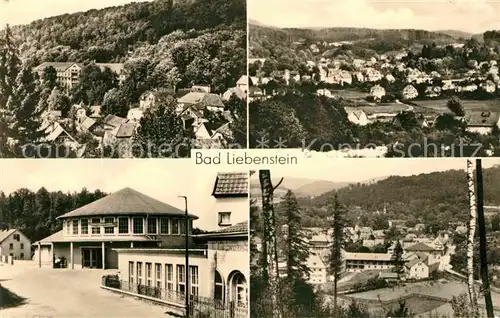 Bad Liebenstein Teilansicht Panorama Kurhaus Kat. Bad Liebenstein