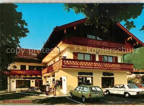 Bad Wiessee Hotel Rosenstoeckel Doppelkarte Kat. Bad Wiessee
