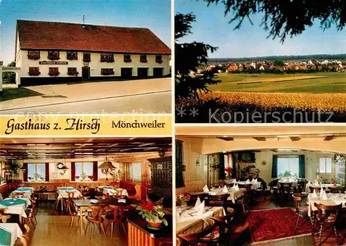 Moenchweiler Gasthaus zum Hirsch Kat. Moenchweiler