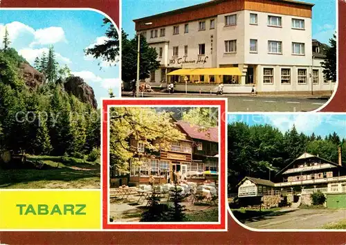 Tabarz Aschenberg Felsen HO Hotel Tabarzer Hof HOG Massemuehle Lauchagrund Schweizerhaus Kat. Tabarz Thueringer Wald