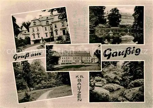 Gaussig Schloss Park Kat. Doberschau Gaussig