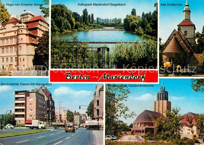 Mariendorf Berlin Hugo von Eckener Strasse Volkspark Segelteich Alte