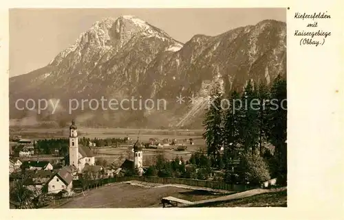 Kiefersfelden mit Kaisergebirge Kat. Kiefersfelden