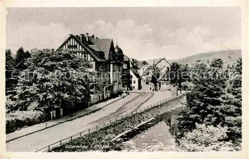 Olbernhau Erzgebirge Teilansicht Kat. Olbernhau