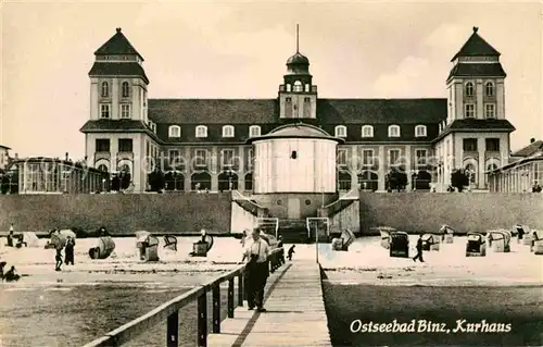 Binz Ruegen Kurhaus Strand Kat. Binz