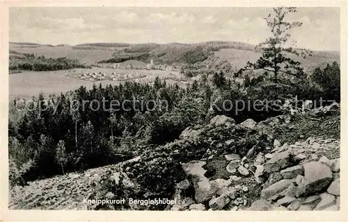 Berggiesshuebel Landschaftspanorama Kneippkurort Kat. Bad Gottleuba Berggiesshuebel