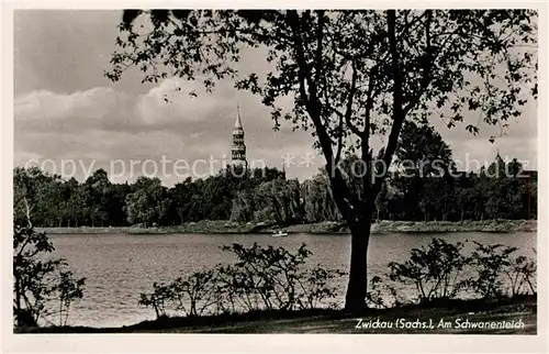 Zwickau Sachsen Am Schwanenteich Kat. Zwickau